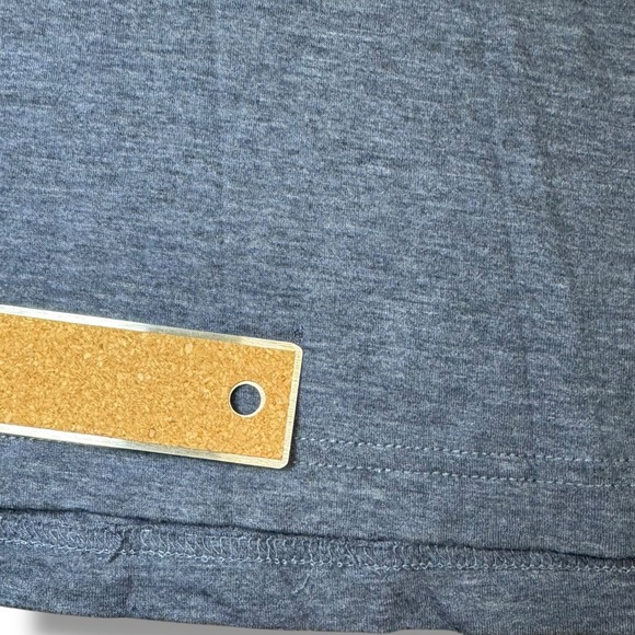 Faherty Brand Cloud‎ Cotton Polo Shirt Men's XXL Heather Navy Soft Pima Blend - Picture 7 of 9